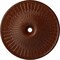 Ekena Millwork Galveston Medallion (Canopies up to 5 7/8"), 51"OD x 3 5/8"ID x 3 3/8"P, Burnished Mahogany Crackle CM51GLBMC - alternate 1